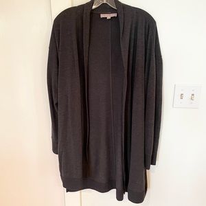 LOFT Open Front Long Cardigan